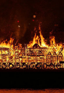 Город горел