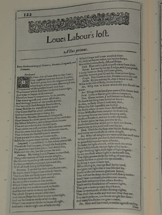 Loves Labours Lost