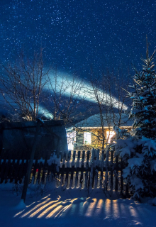 Он подарки вам принес