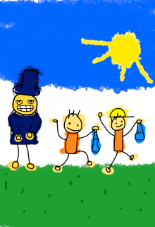 Приключения Стёпки и Тольки: прогулка за мороженным