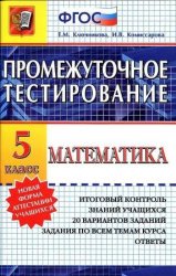 Промежуточное тестирование. Математика 5 класс