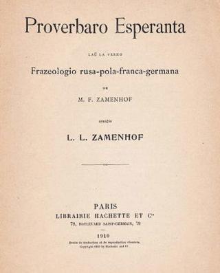Proverbaro Esperanta