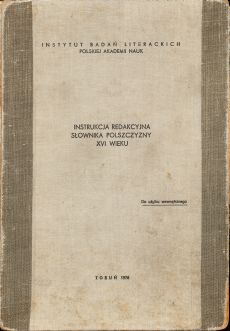 Słownik Рolszczyzny XVI wieku Tom 1