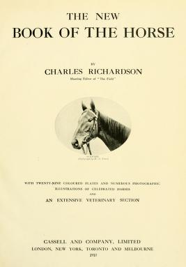 The New Book of the Horse